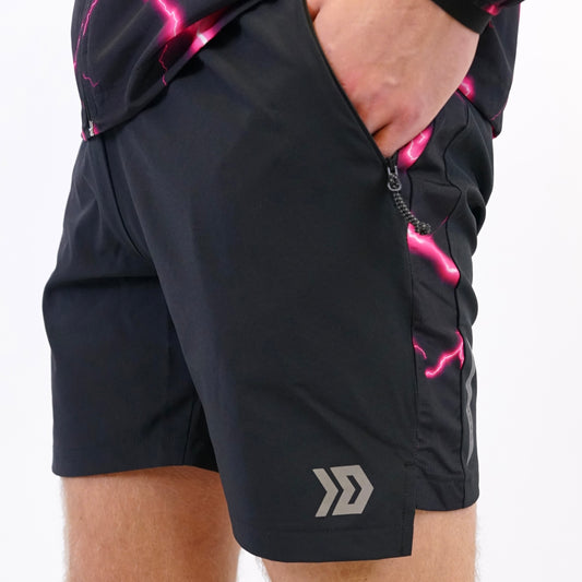 Lightning Shorts - Black / Pink