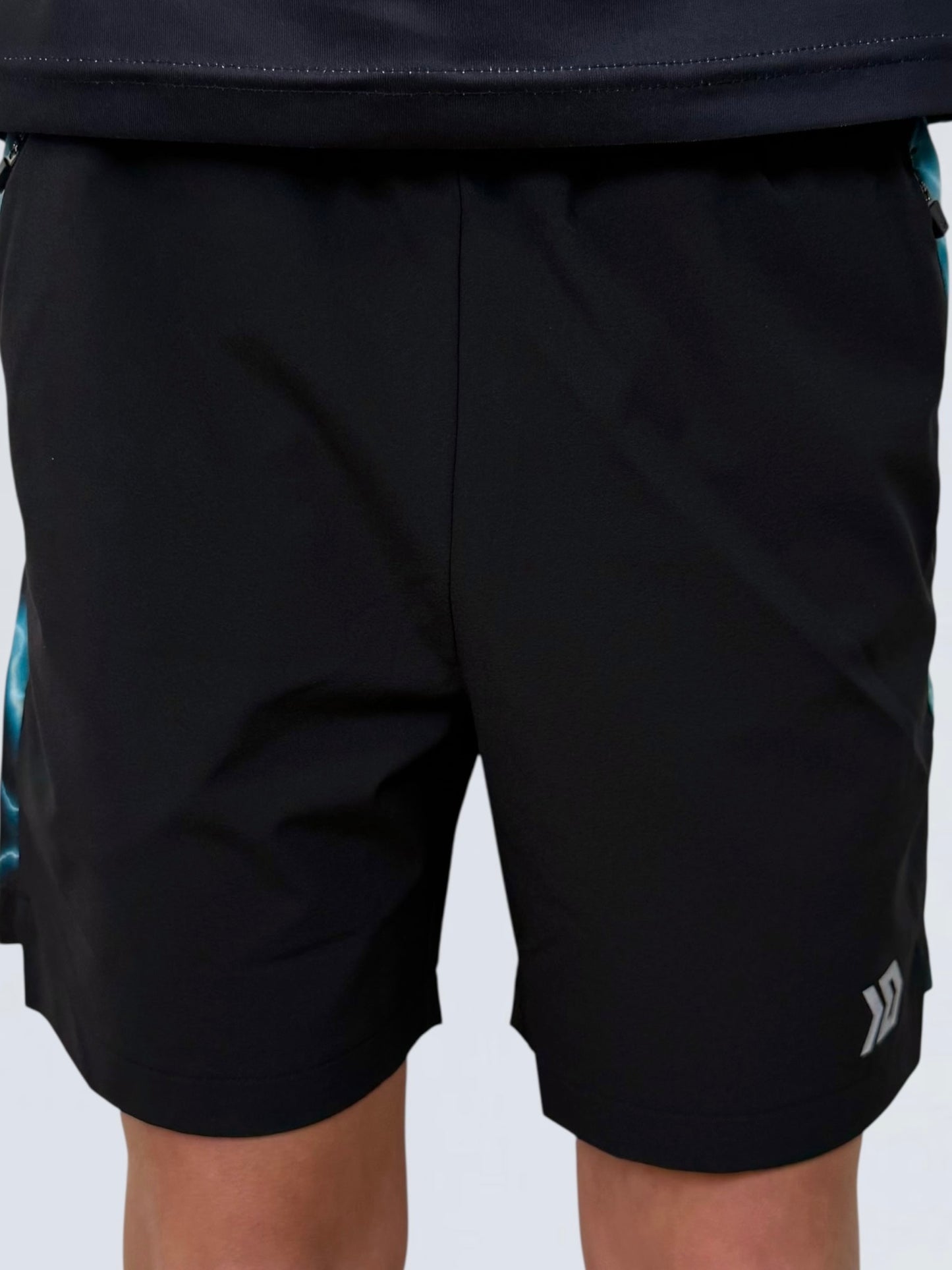 Juniors Lightning Shorts - Black / Blue