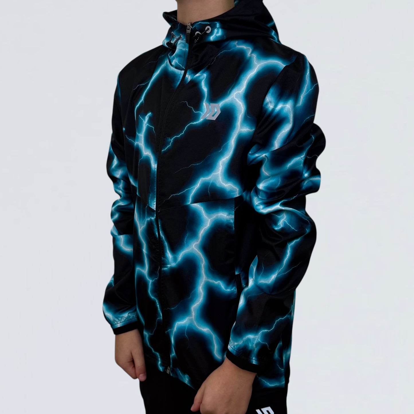 Juniors Lightning Jacket - Black / Blue