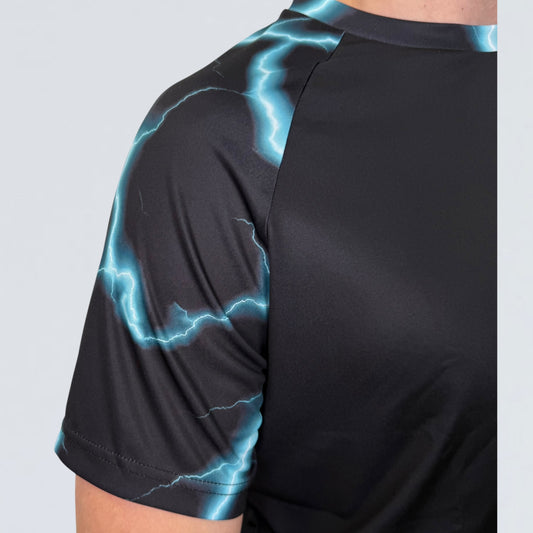 Lightning T-shirt - Black / Blue