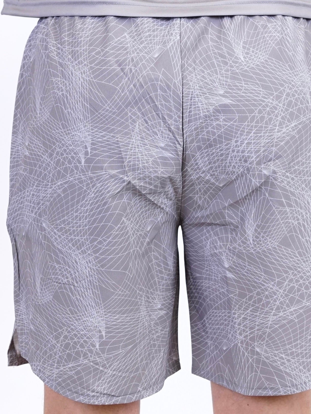 Hyperweb Tee & Shorts Set - Grey