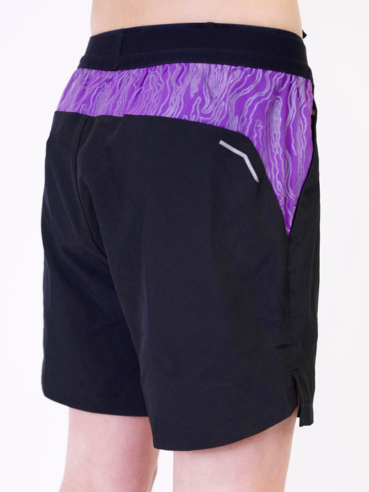 Juniors Aura Shorts - Black / Purple