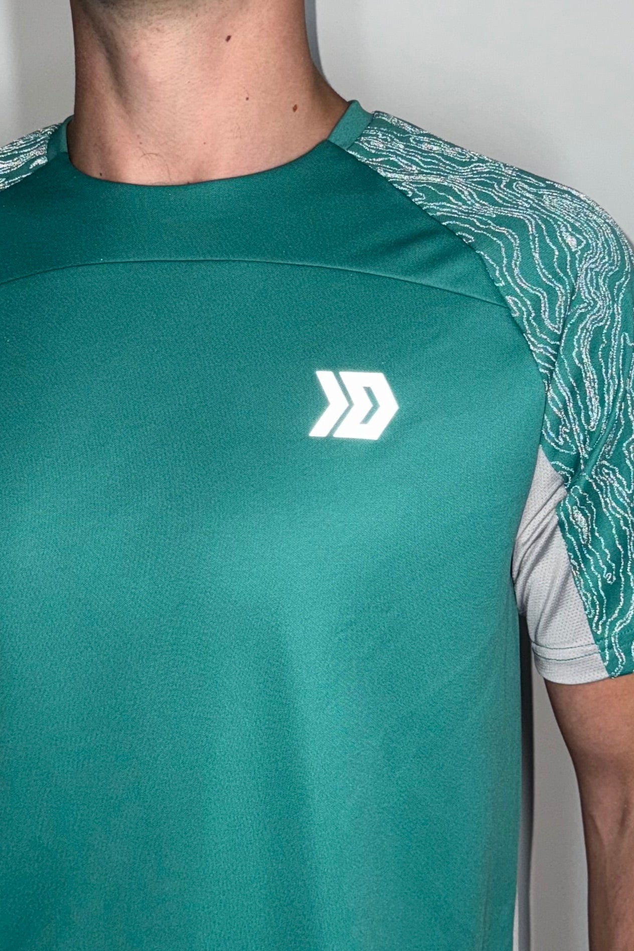 Vorley T-shirt - Grey/Mint