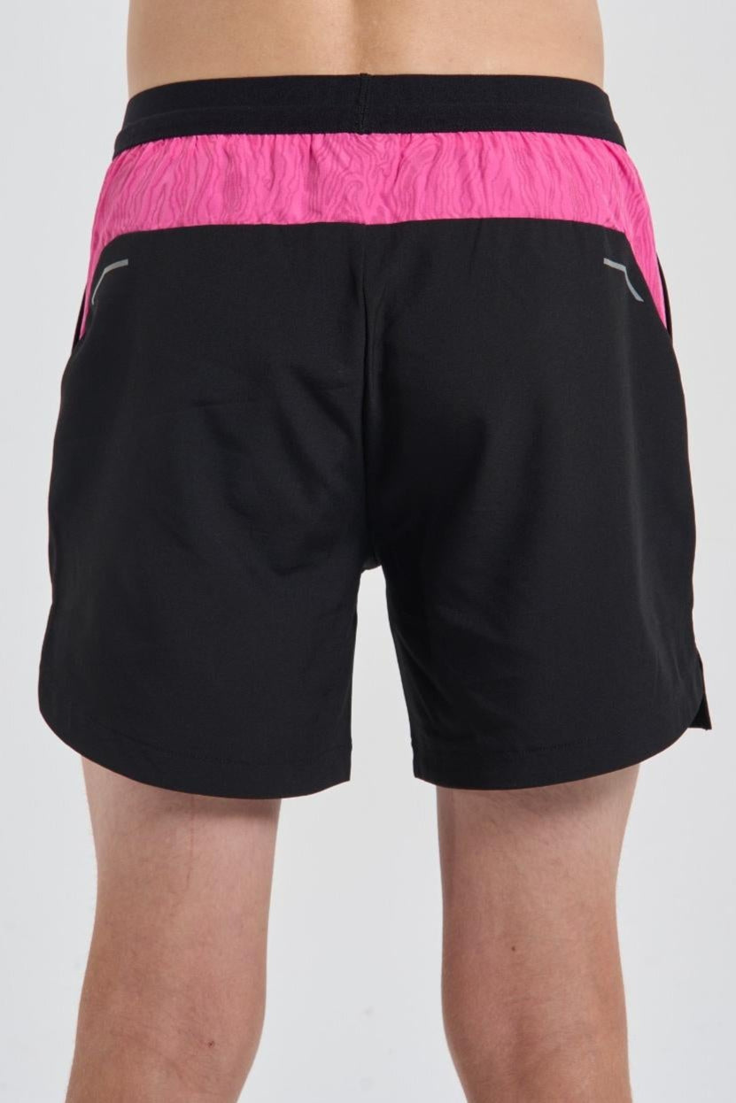 Juniors Vorley Shorts - Black/Pink