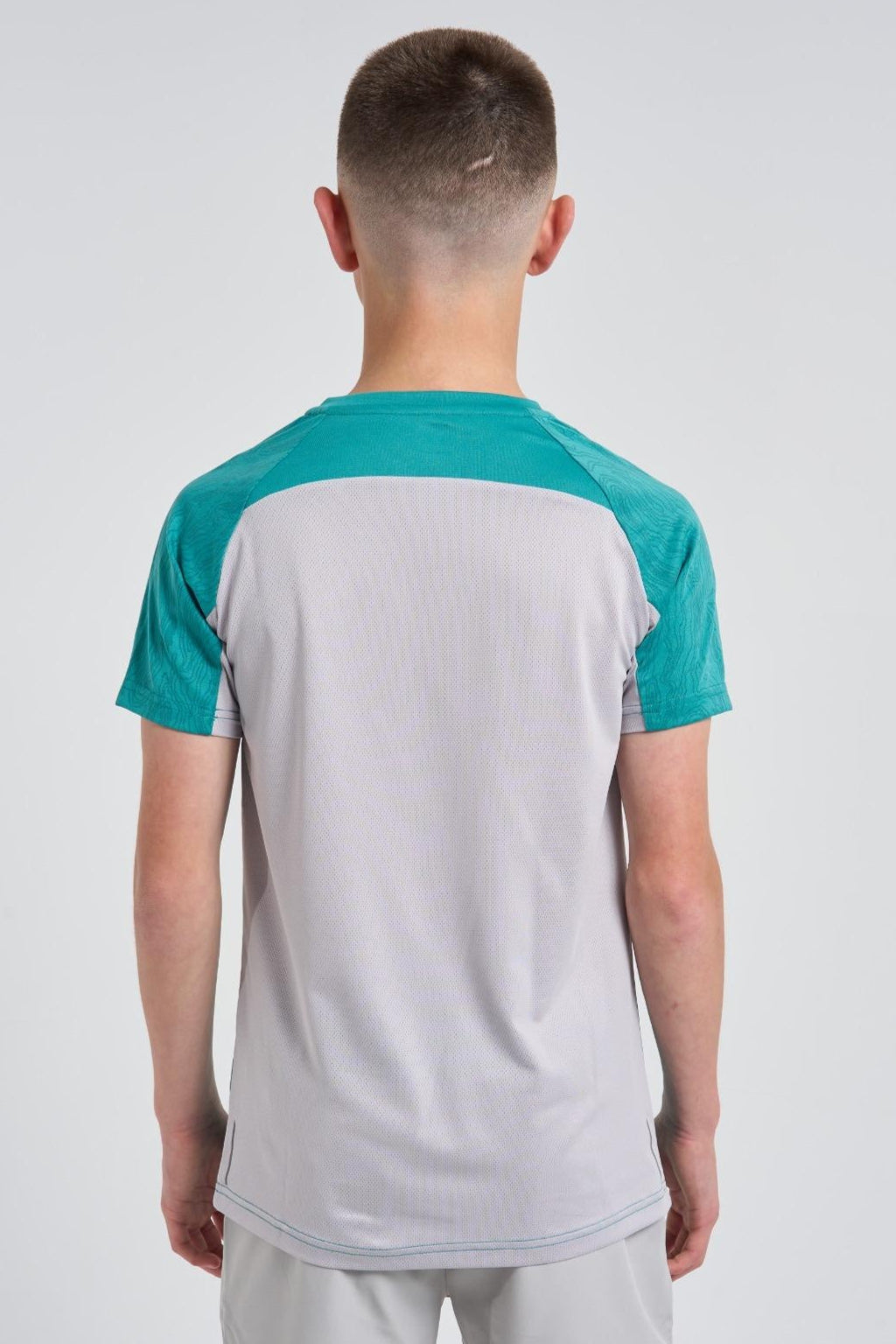 Juniors Vorley T-shirt - Grey/Mint