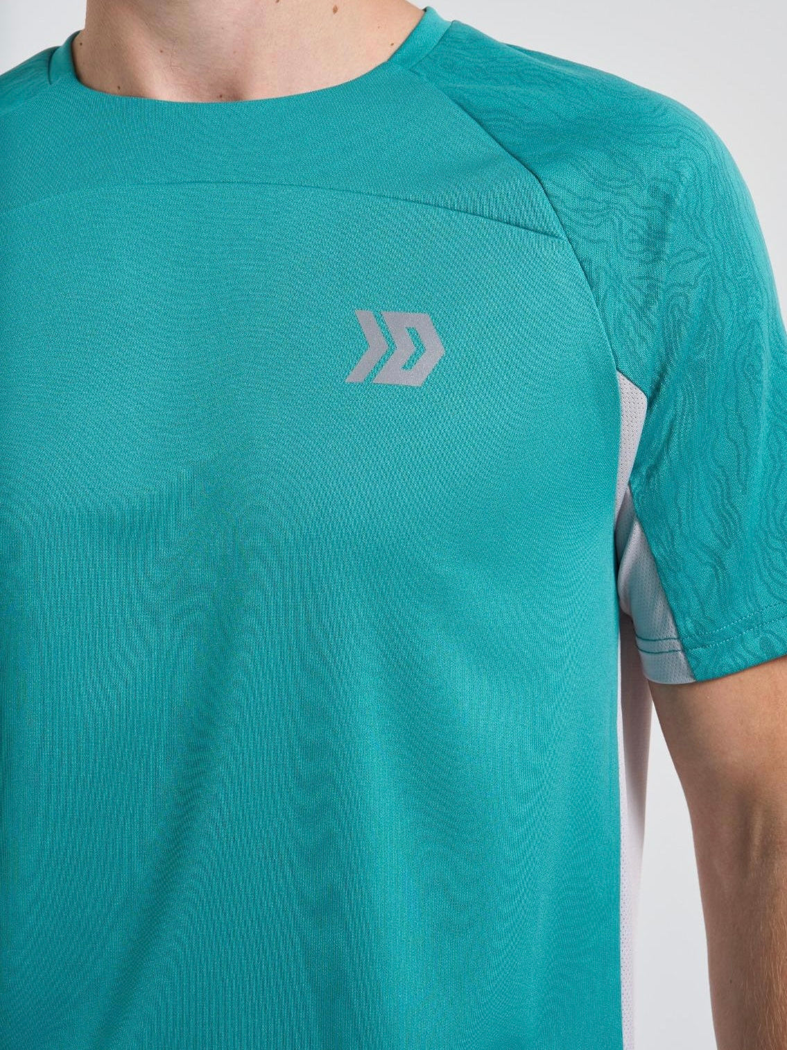 Vorley T-shirt - Grey/Mint