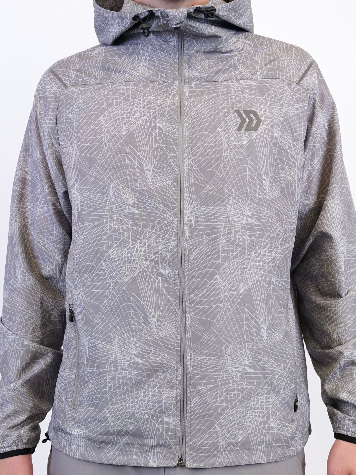 Hyperweb Jacket & Short Set - Grey