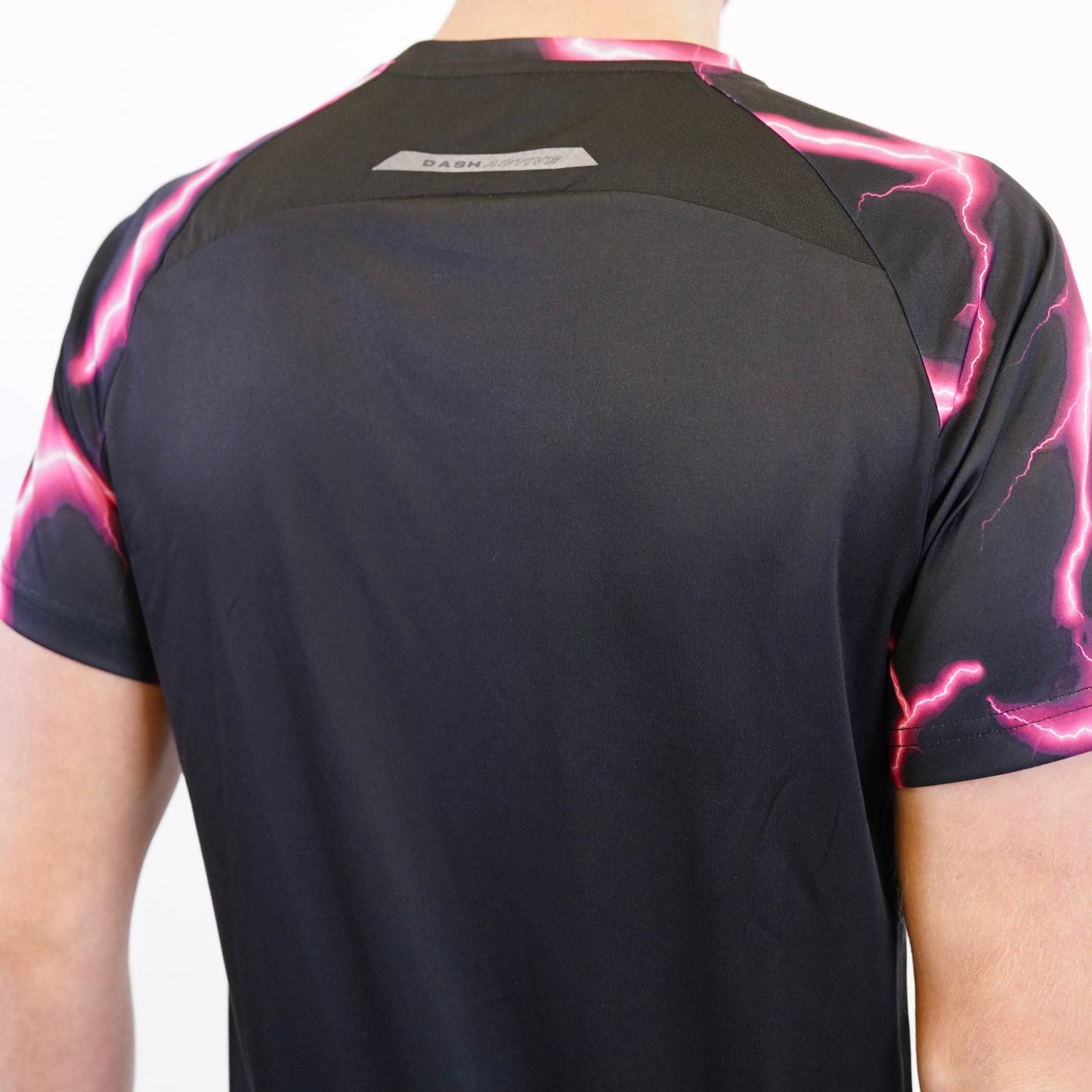 Lightning T-shirt - Black / Pink