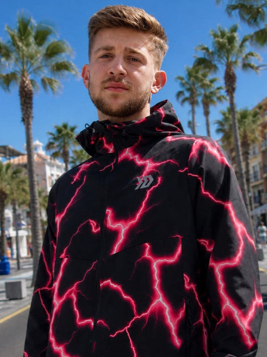 Lightning Jacket - Black / Pink
