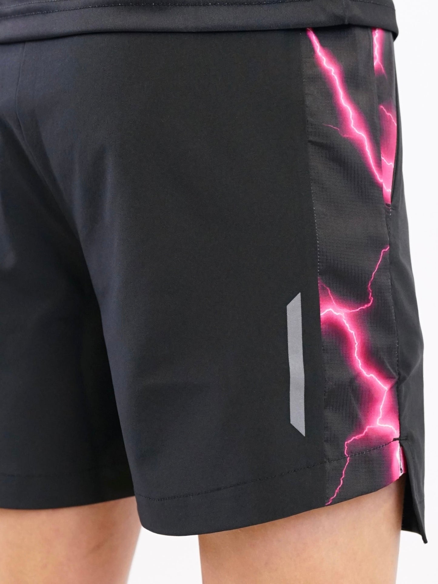 Juniors Lightning Shorts - Black / Pink