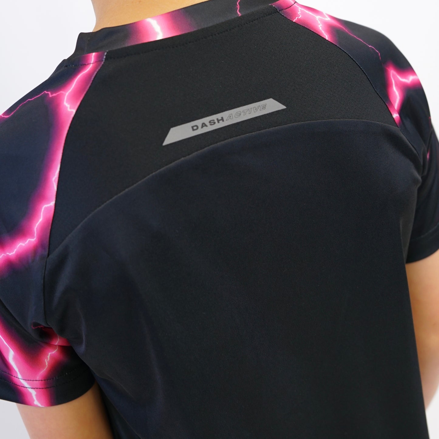 Juniors Lightning T-shirt - Black / Pink