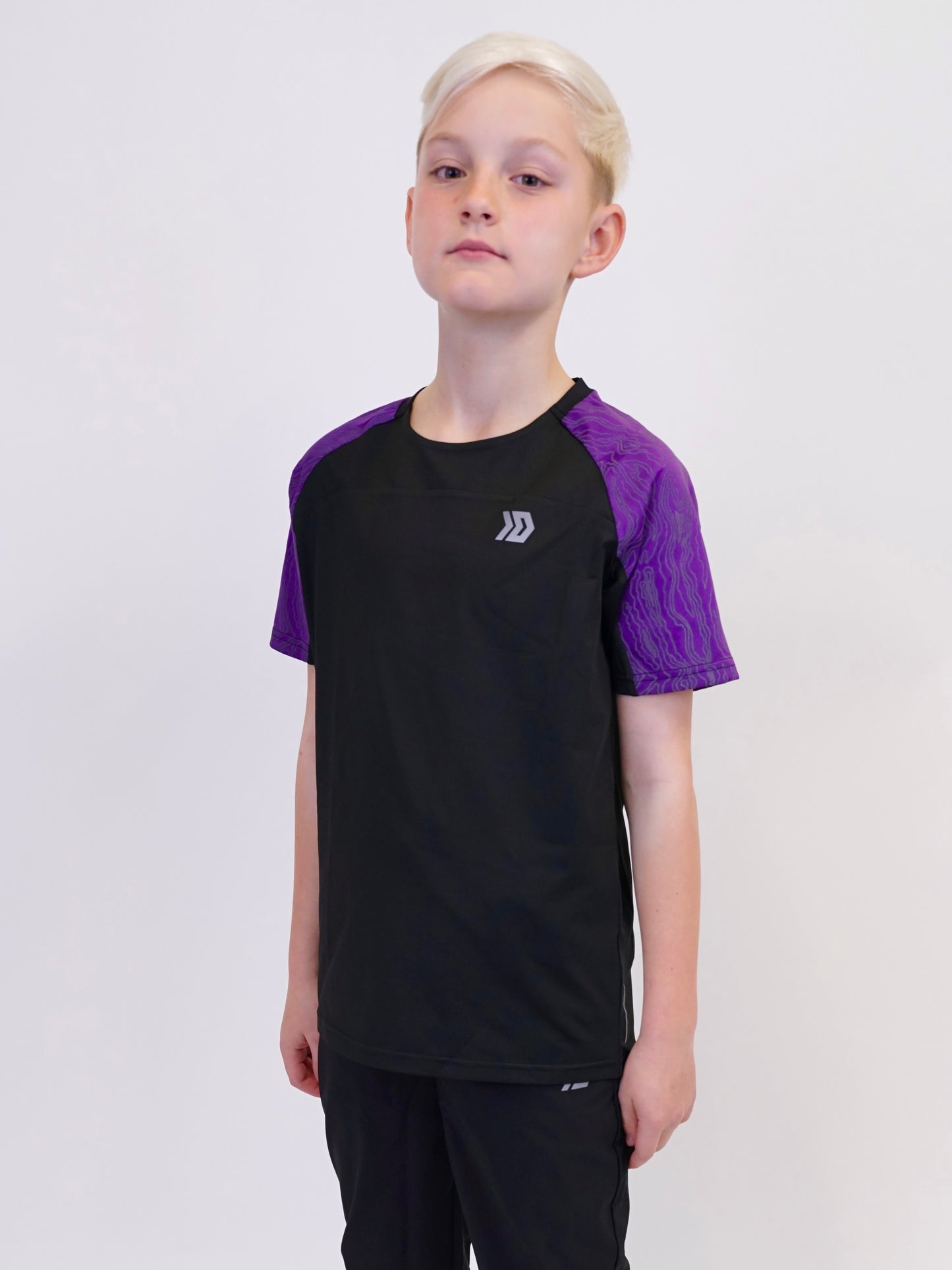 Juniors Aura T-shirt - Black / Purple