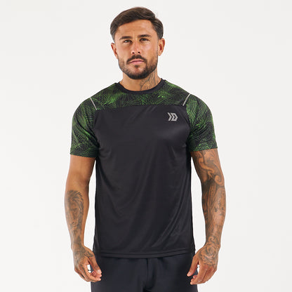 DASH Hyperweb Tee - Black / Neon