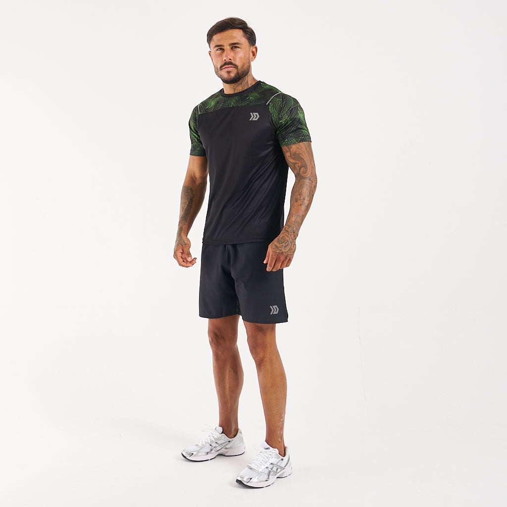 DASH Hyperweb Tee - Black / Neon