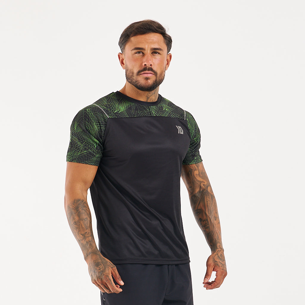 DASH Hyperweb Tee - Black / Neon