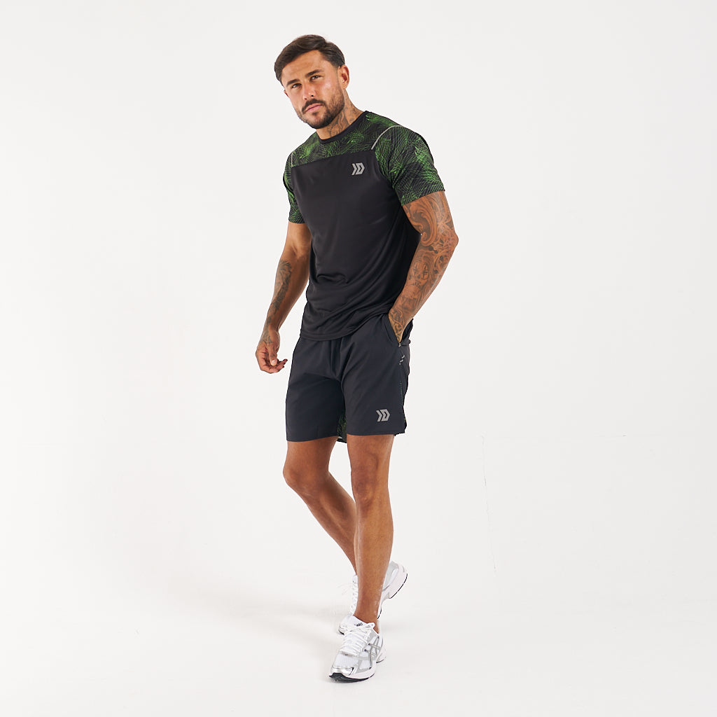 DASH Hyperweb Tee - Black / Neon
