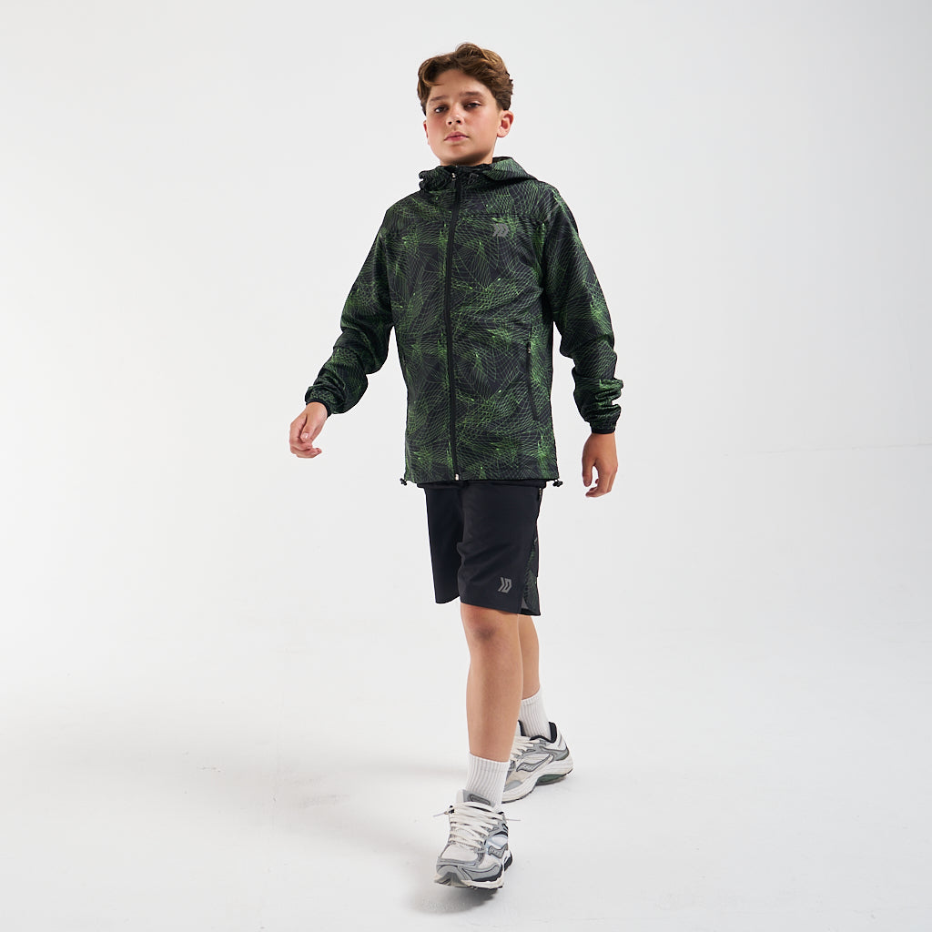 Hyperweb Windrunner - Black / Neon (Junior)