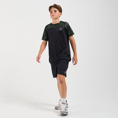 Hyperweb Shorts - Black / Neon (Junior)