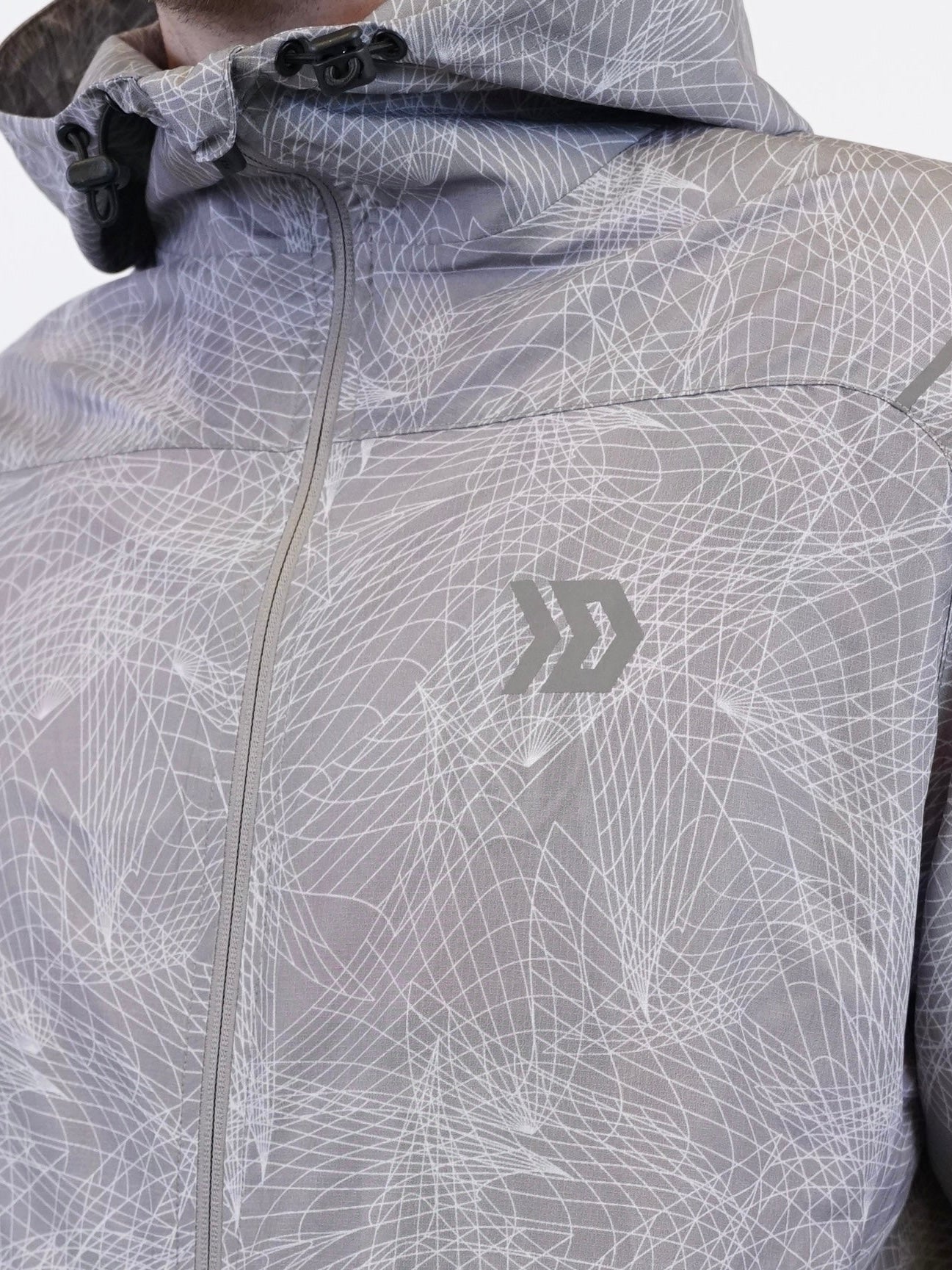 Hyperweb Jacket & Short Set - Grey