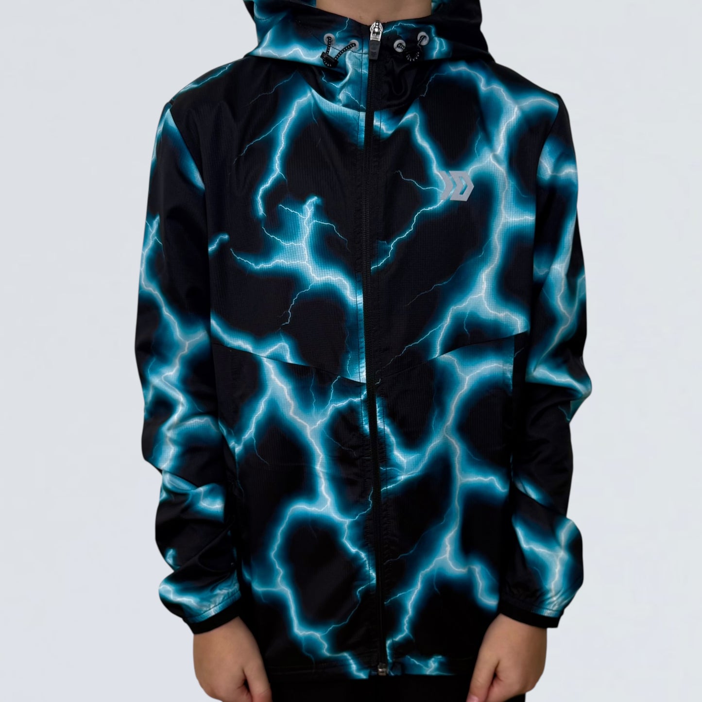 Juniors Lightning Jacket - Black / Blue