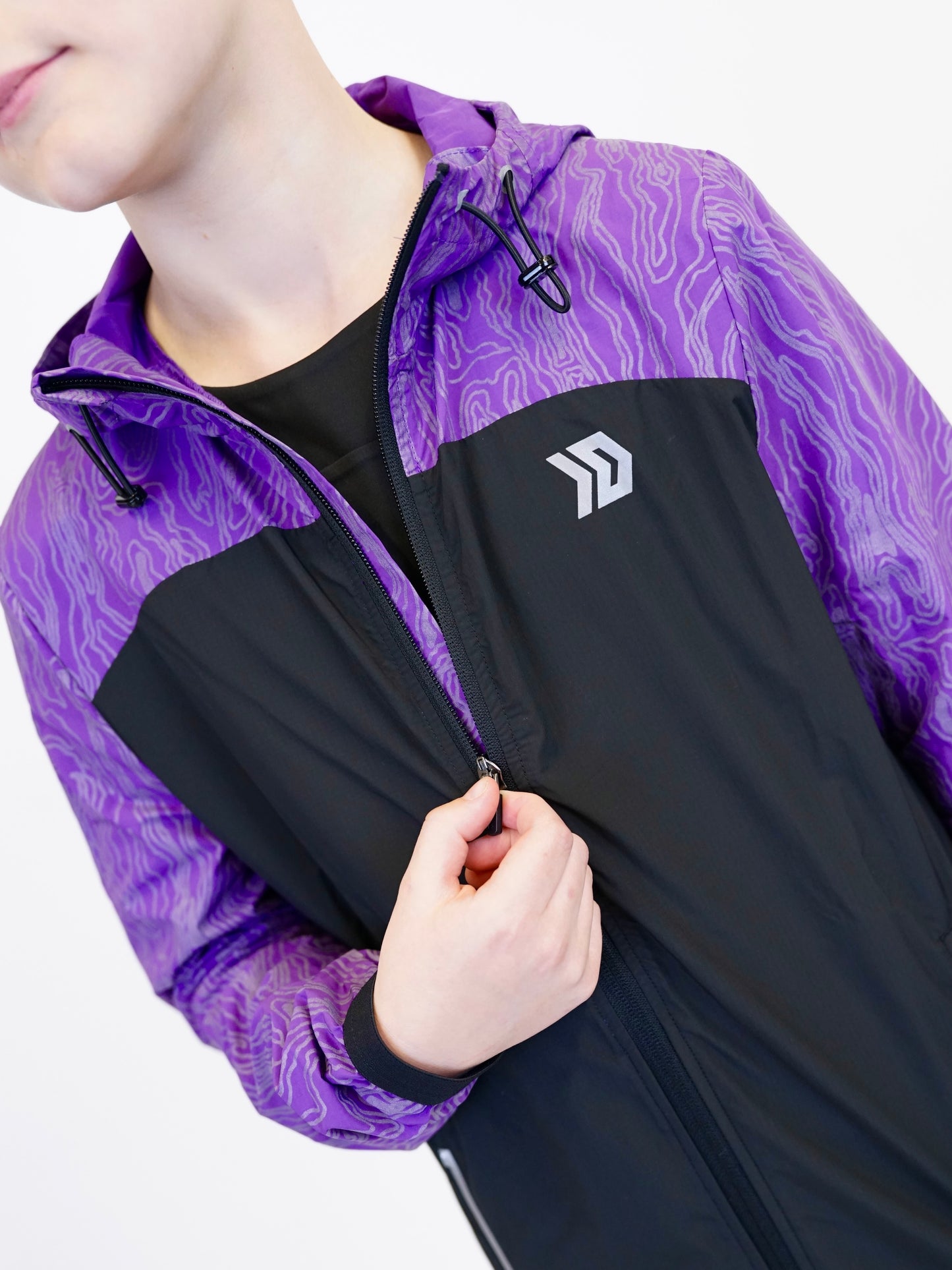 Juniors Aura Jacket - Black / Purple