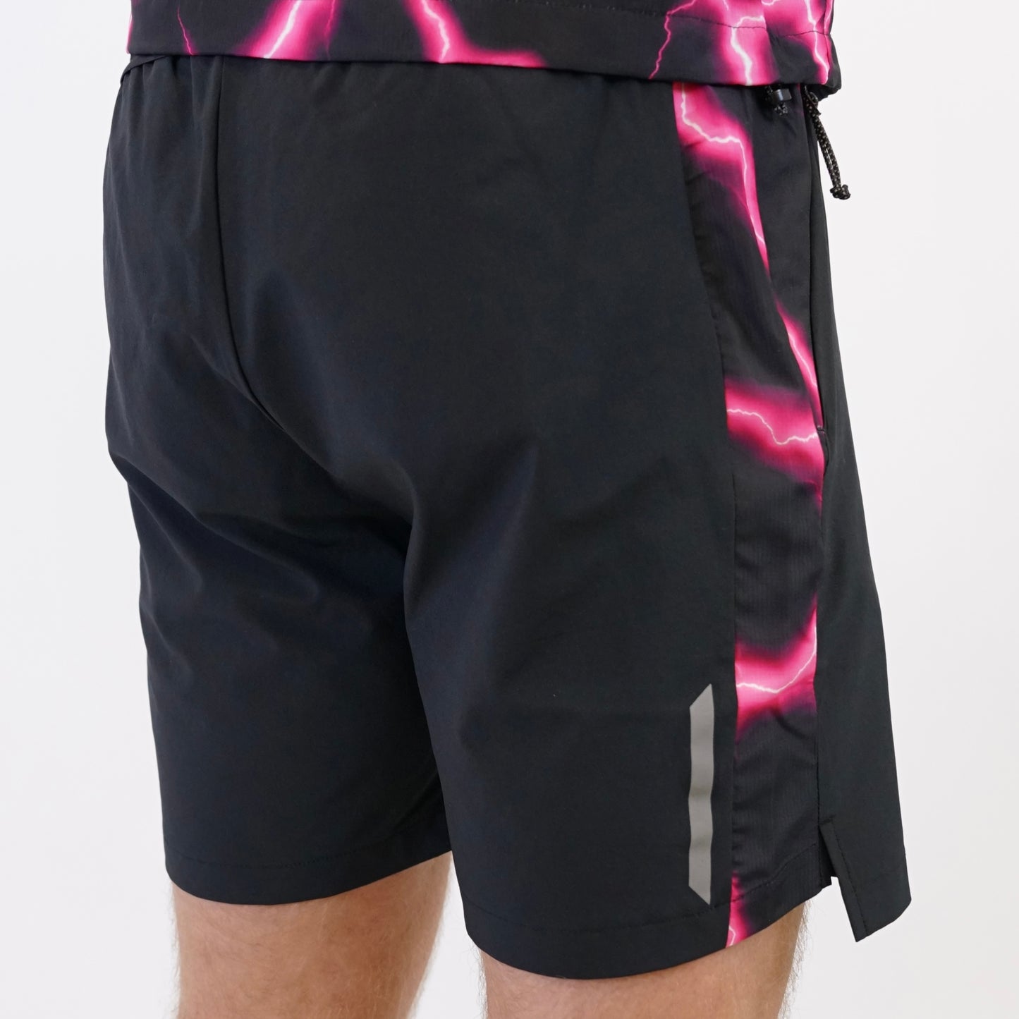 Lightning Shorts - Black / Pink