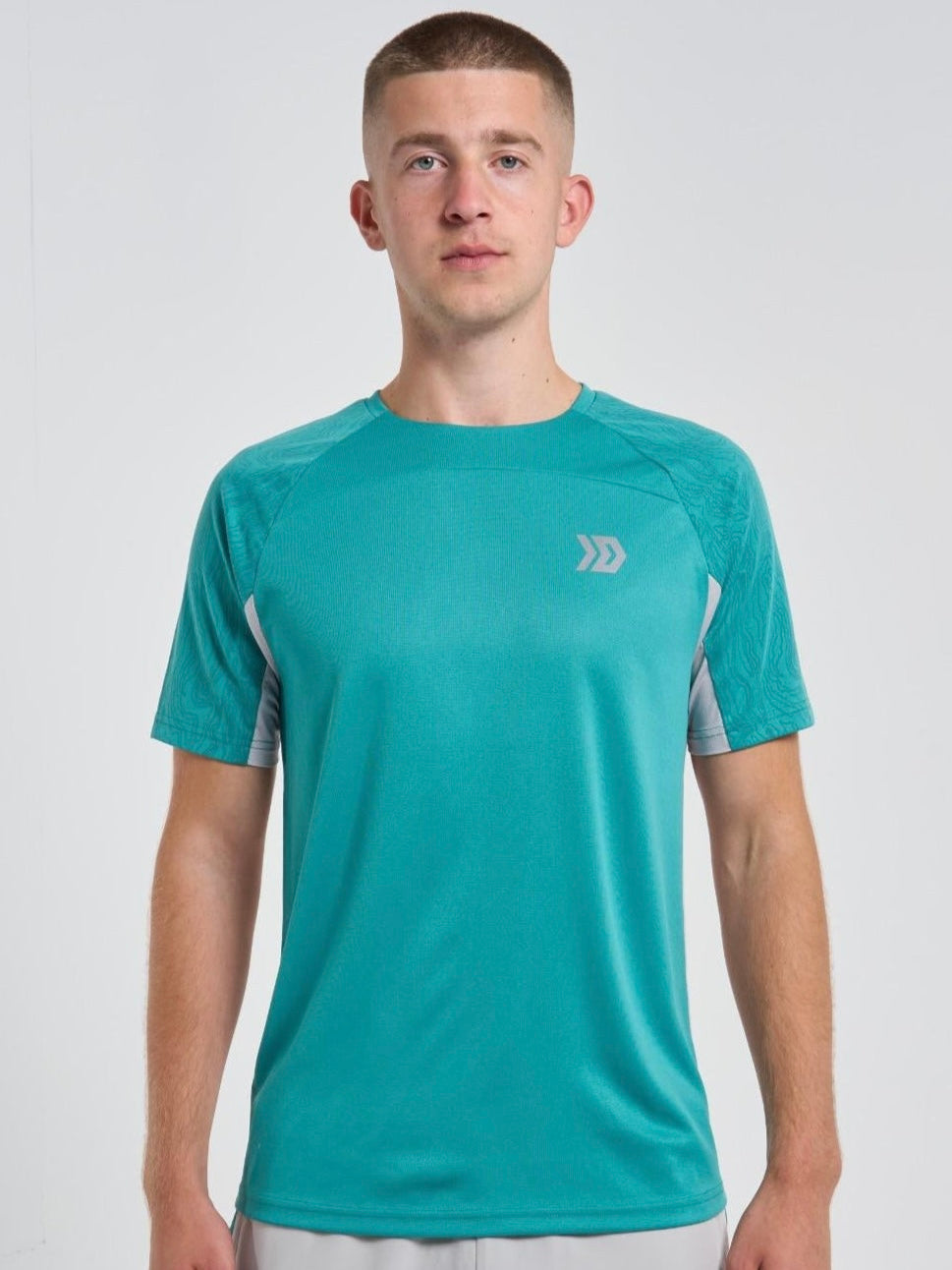 Vorley T-shirt - Grey/Mint