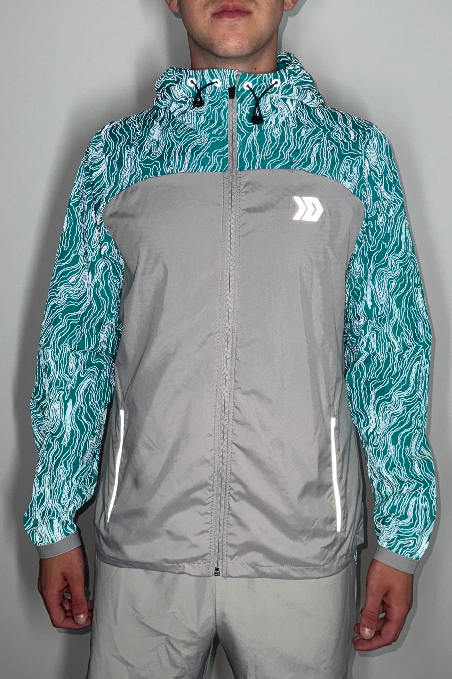 Vorley Jacket - Grey/Mint