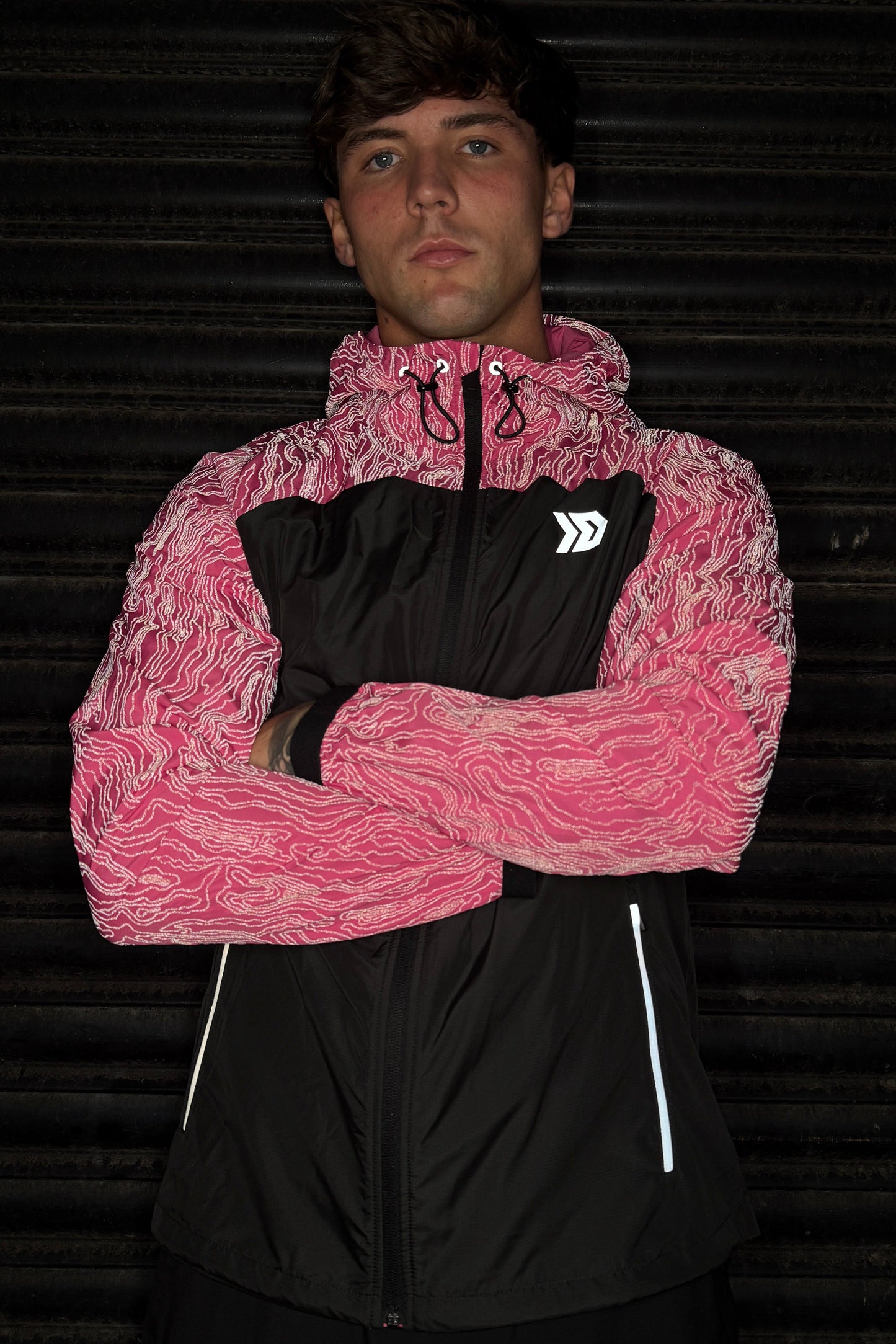 Vorley Jacket - Black/Pink
