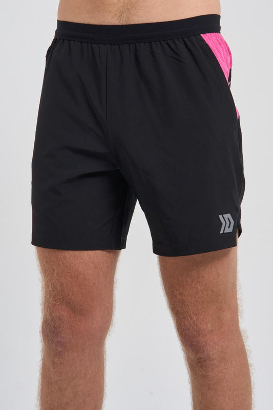 Vorley Shorts - Black/Pink