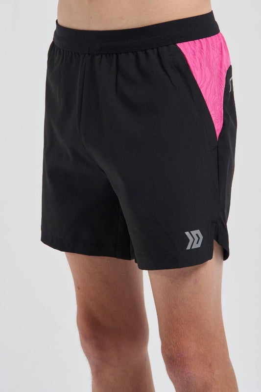 Juniors Vorley Shorts - Black/Pink