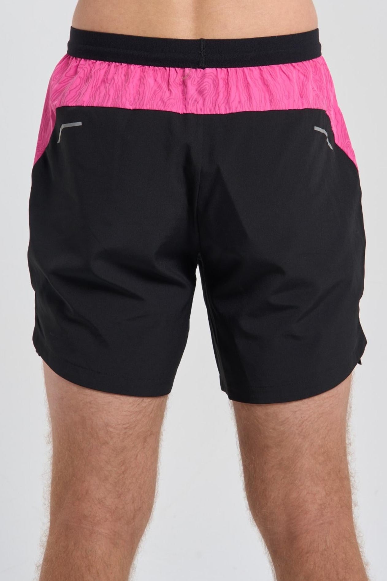 Vorley Shorts - Black/Pink