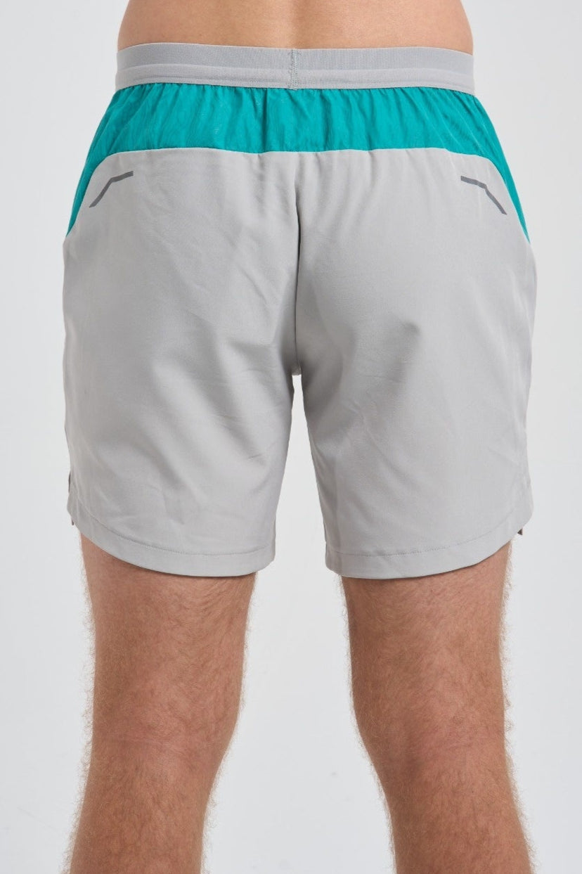 Vorley Shorts - Grey/Mint