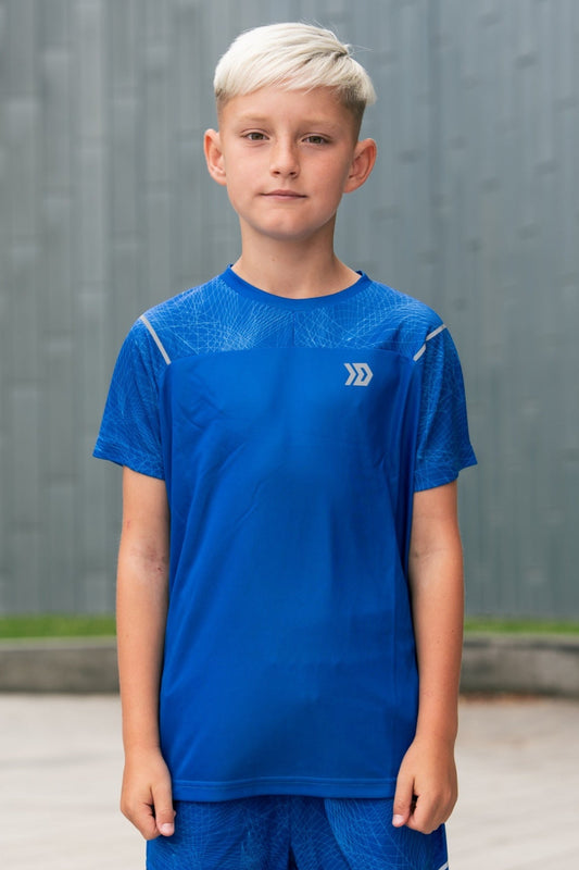 Juniors Hyperweb T-shirt - Royal Blue